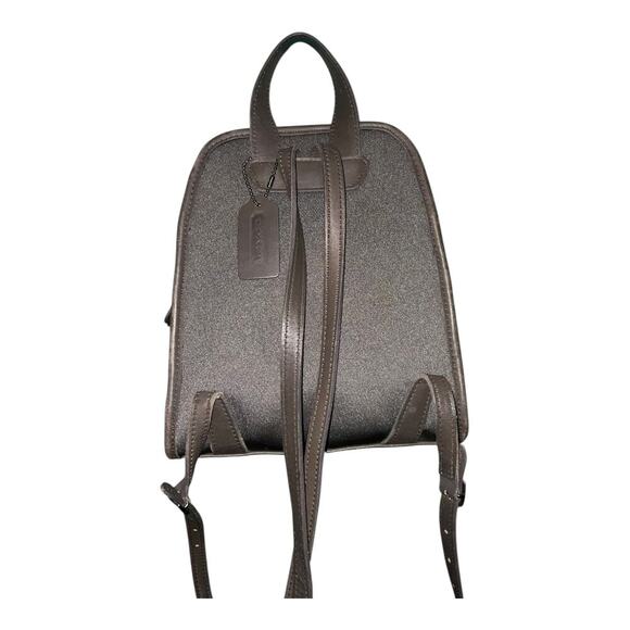 Coach Vintage Backpack Handbag Small Neoprene Leather Trim Zip Bag 6215 main image 9